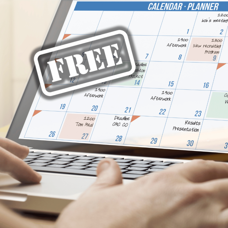 List of Free Calendar and Scheduling Tools